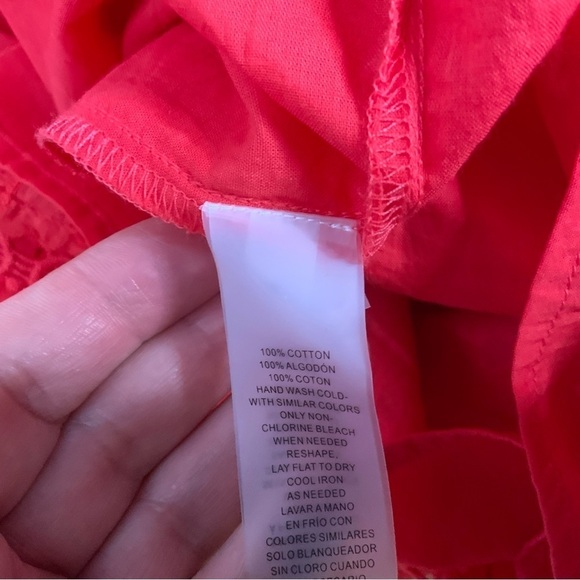 VINCE Camuto Cotton Eyelet Dress. - Picture 10 of 12